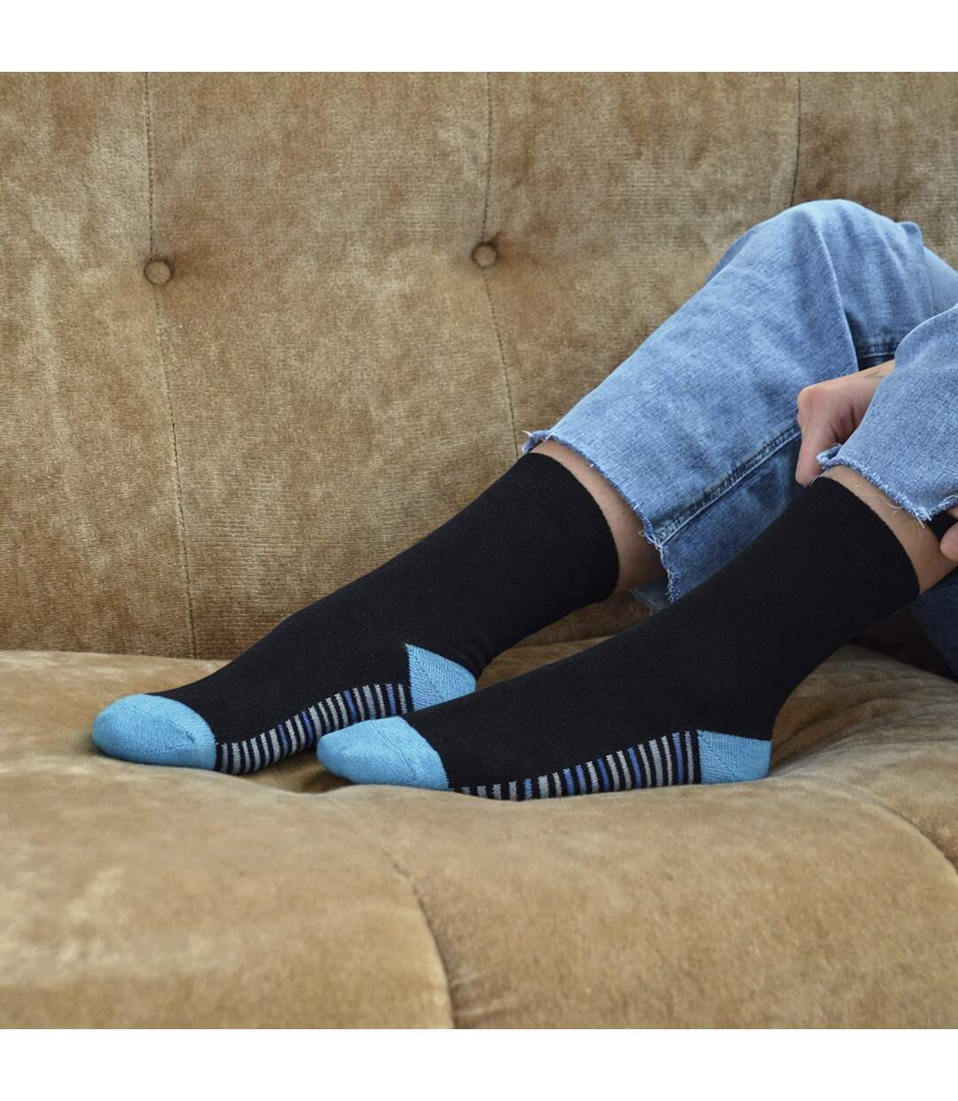 6 Pack Ladies Bamboo Socks Soft Breathable Patterned Everyday Socks-5