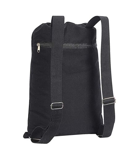 Sac À Dos En Coton Sheffield Taille Unique Noir Shugon