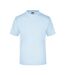 T-shirt Medium Adulte Bleu Clair James And Nicholson-1