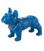 Statue Déco Bulldog 88cm Bleu-1