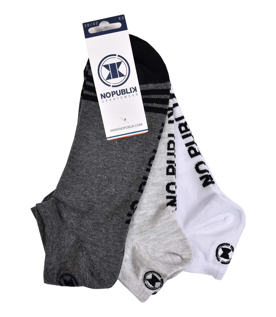 Chaussettes Homme NO PUBLIK Qualité et Confort-Assortiment modèles photos selon arrivages- Pack de 6 Paires SNEAKERS NO PUBLIK 28812