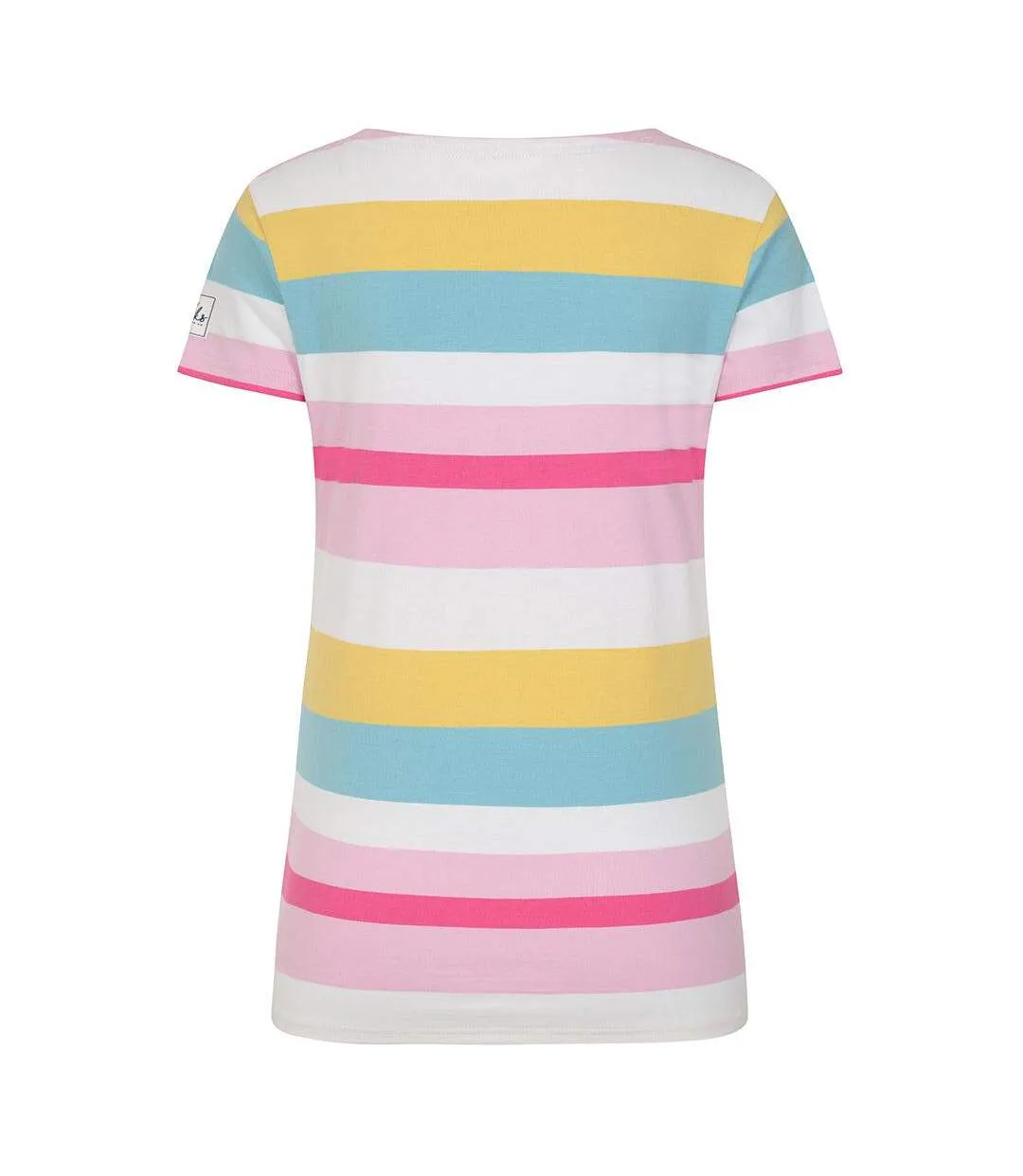 Womens/ladies Breton Top Multicoloured Lazy Jacks-4