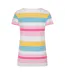 Womens/ladies Breton Top Multicoloured Lazy Jacks-4