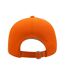 Atlantis Action 6 Panel Chino Baseball Cap (Orange) - UTAB165