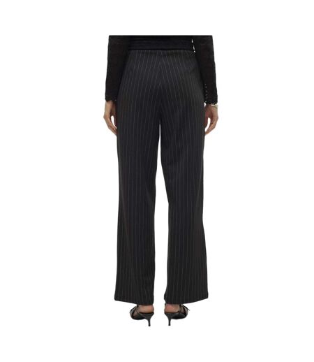 Pantalon droit noir femme vero moda henna