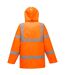Portwest Mens Rain Hi-Vis Breathable Safety Traffic Jacket (Orange) - UTPW787