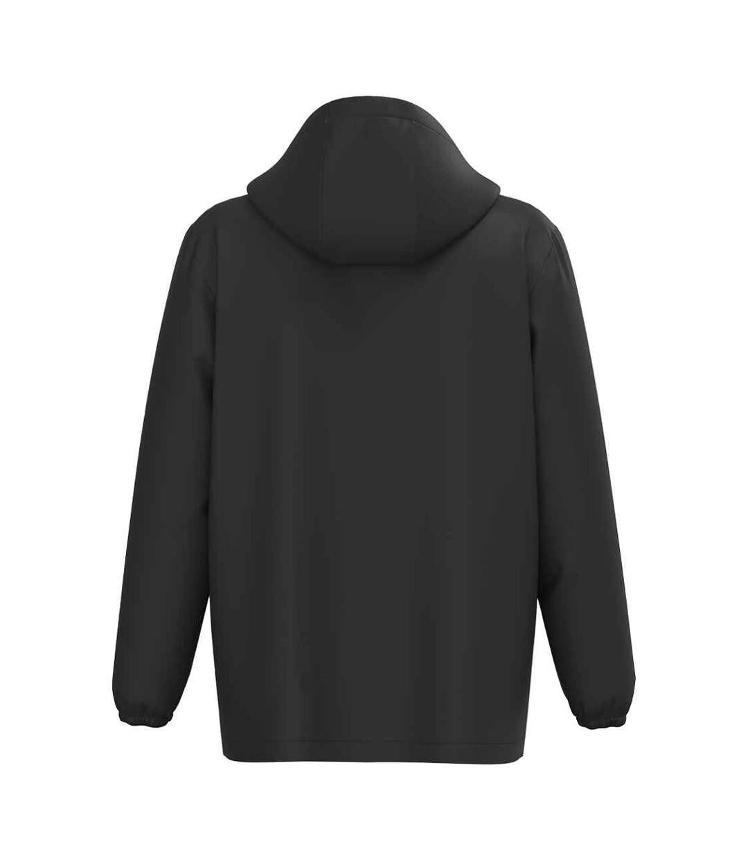 Unisex Adult Waterproof Quarter Zip Windbreaker Black Native Spirit-2