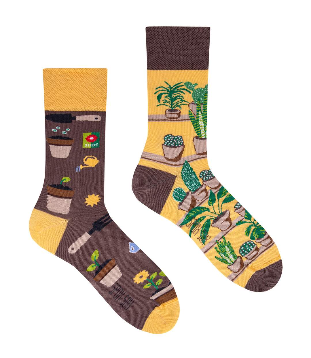 SPOX SOX - Unisex Novelty Odd Socks - Gardening