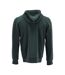 Unisex Adult Plain Full Zip Hoodie Forest Green Mascot-2