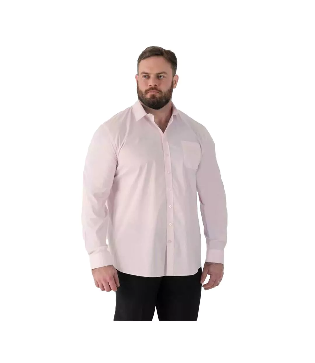Chemise Oliver D555 Homme Rose Pâle Duke-1