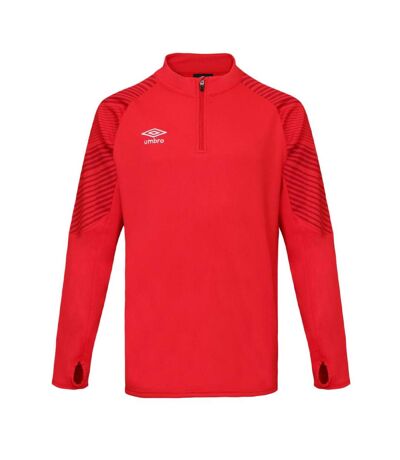 Sweat de sport rouge homme umbro leag 1/2 - xxl
