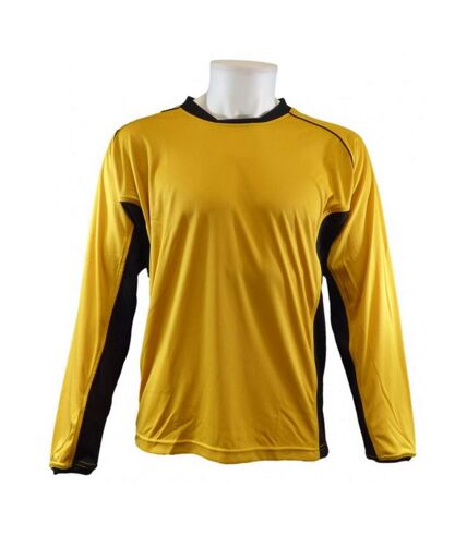 Carta Sport Unisex Adult London Panel Jersey Football Shirt (Amber/Black)