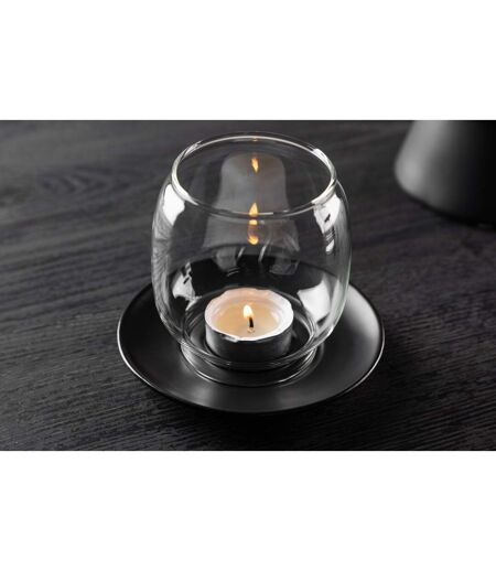 Lanterne en Verre Archy 12cm Noir