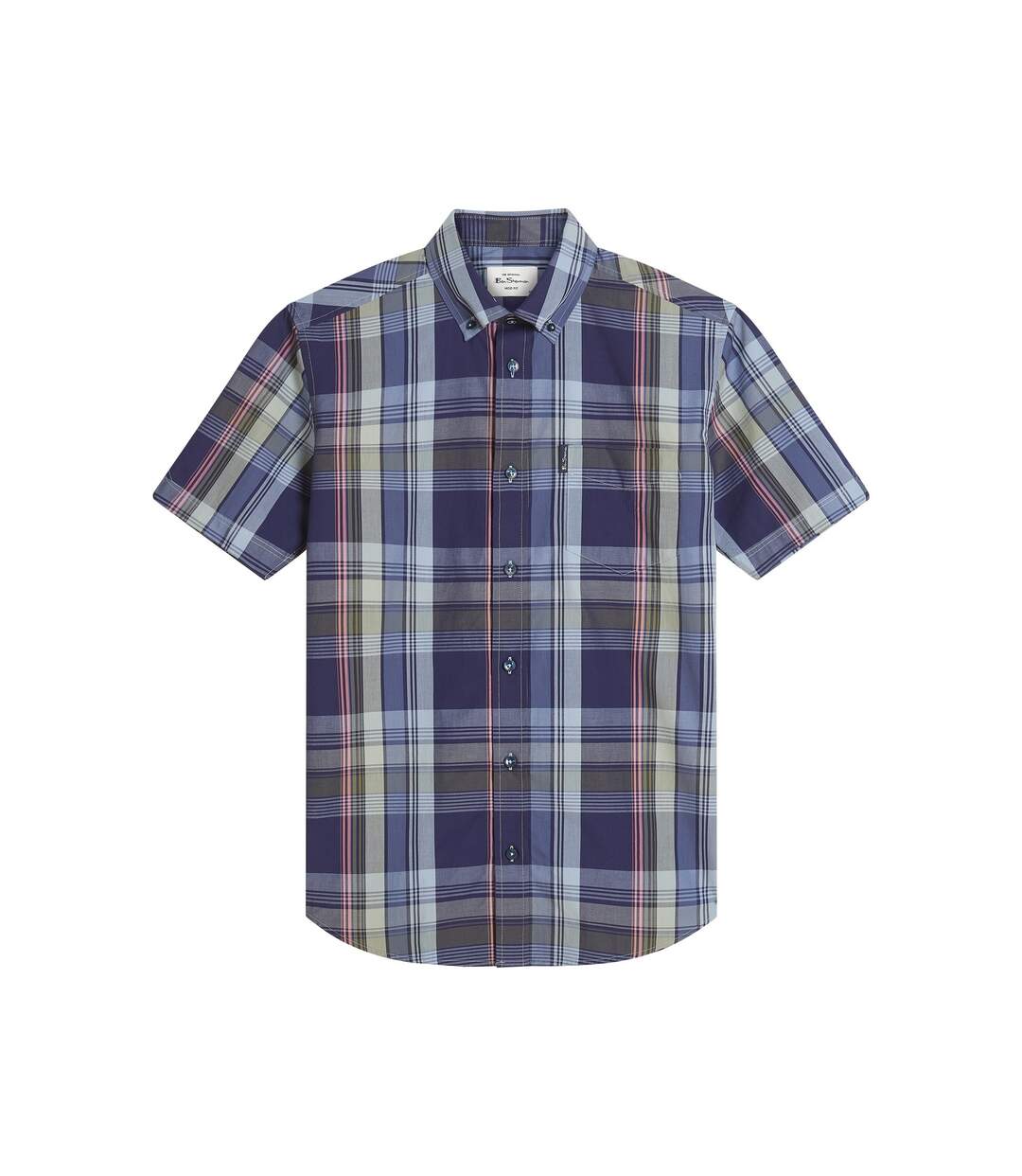 Chemise Motif/style À Carreaux Homme Denim Crépusculaire Ben Sherman-2