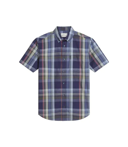 Chemise Motif/style À Carreaux Homme Denim Crépusculaire Ben Sherman
