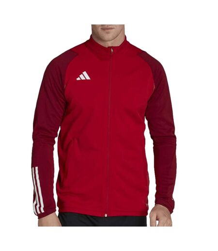Veste rouge homme adidas tiro23