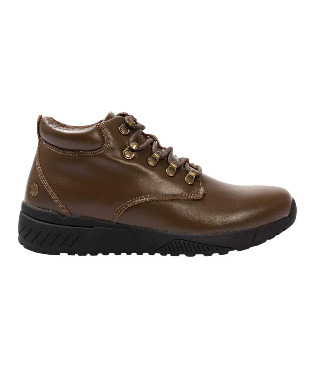 Mens Leather Chukka Boots Brown Donnay-1