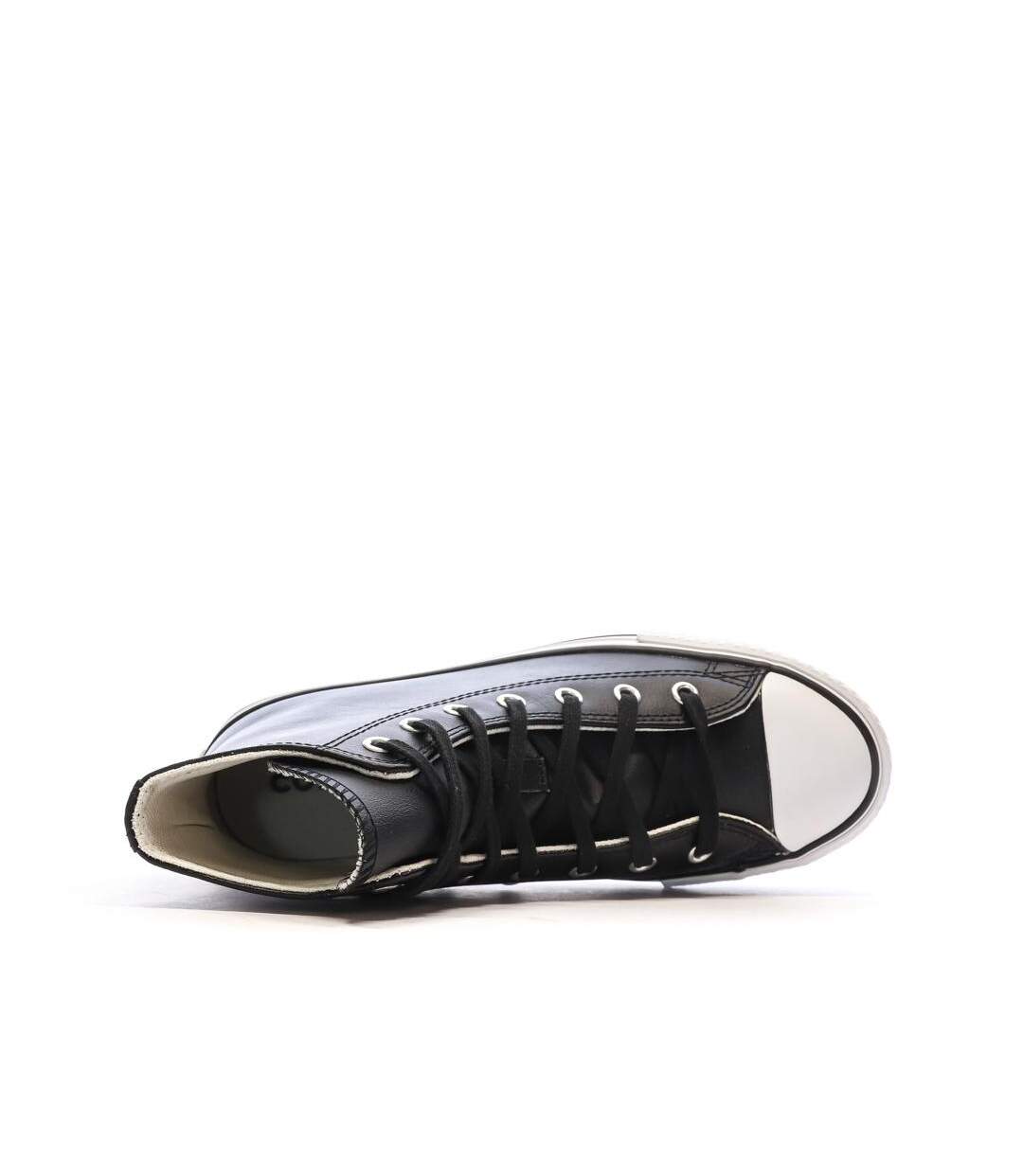 Baskets noires femme converse all star eva-4