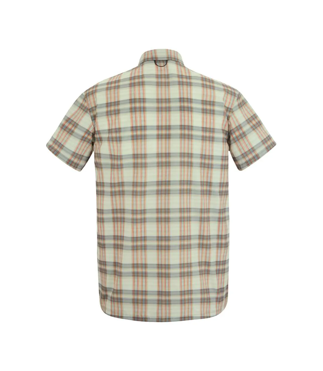 Chemise Manches Courtes Voyage Motif/style À Carreaux Homme Blanc Regatta-3
