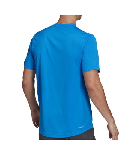 T-Shirt bleu homme adidas hf7158