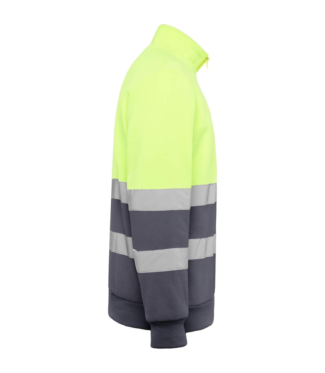 Sweat Spica Adulte Plomb Jaune Fluo Roly Workwear-4