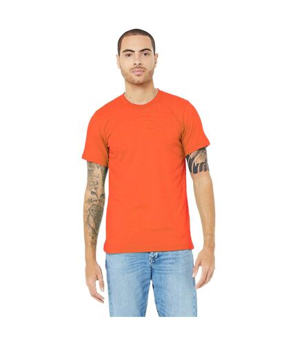 Canvas Unisex Jersey Crew Neck Short Sleeve T-Shirt (Coral) - UTBC163
