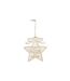 Sujet en Bois à Décorer Étoile Noël 12cm Naturel-1