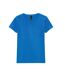 T-shirt Femme Bleu Roi Gildan-2