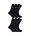 6 Pairs Mens Thermal Indoor Slipper Socks with Grips-1