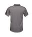 Regatta Mens Contrast Coolweave Polo Shirt (Seal Gray/Black)