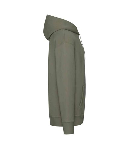 Sweat à capuche premium homme olive classique Fruit of the Loom Fruit of the Loom