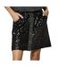 Jupe noir à sequins femme kaporal suzon-1