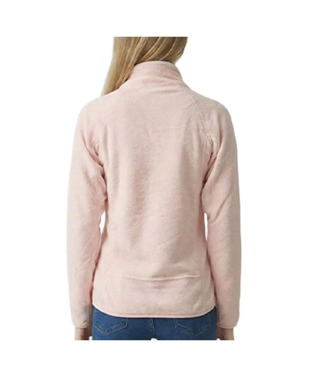 Veste polaire rose clair femme compagnie des ameriques carla-2