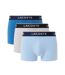 Lot de 3 boxers bleu homme lacoste 5h1300 - l-3