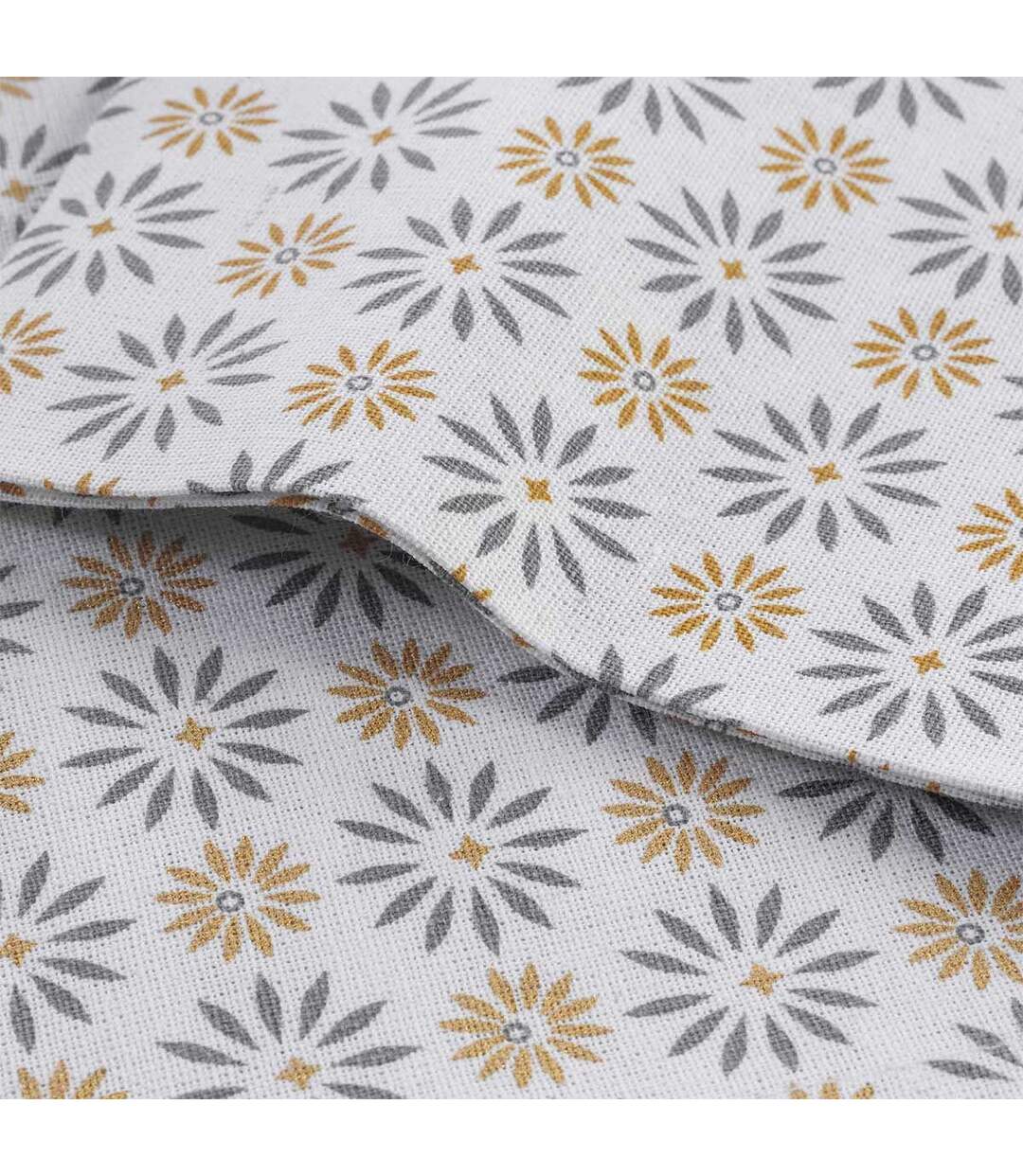 Lot de 3 Serviettes de Table Floreor 40x40cm Gris-2