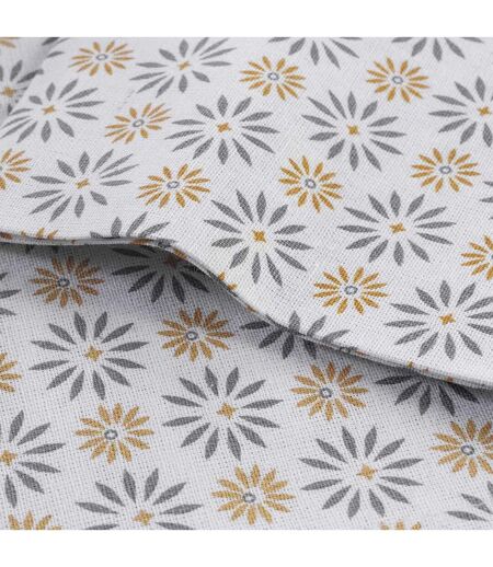 Lot de 3 Serviettes de Table Floreor 40x40cm Gris