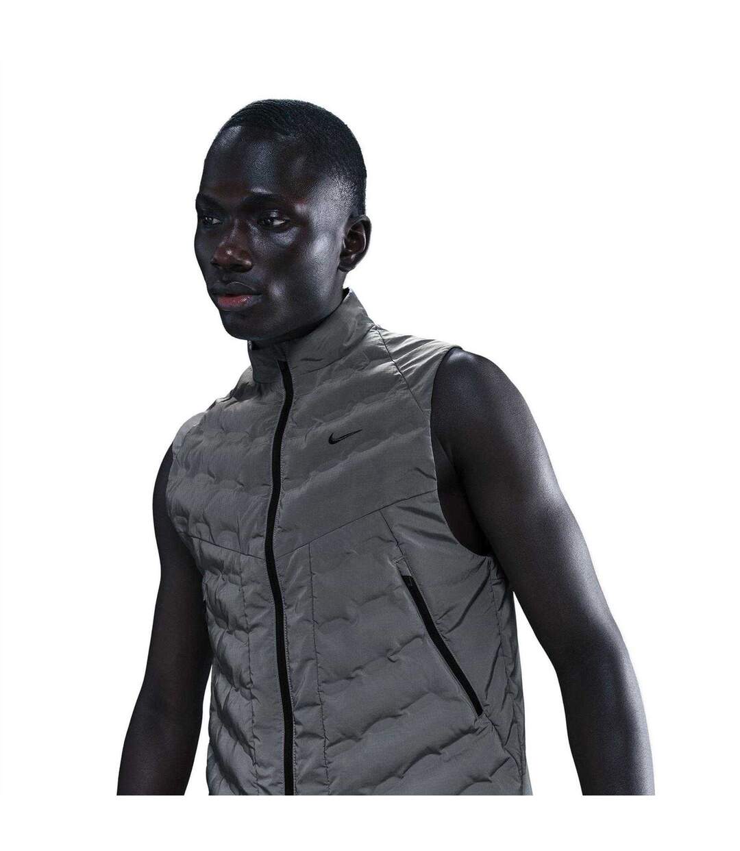 Mens Running Reflective Vest Reflective Silver Nike-4