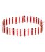 Accessoire Village de Noël Barrière 9cm Rouge & Blanc-2