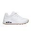 Womens/ladies uno stand on air trainers white Skechers