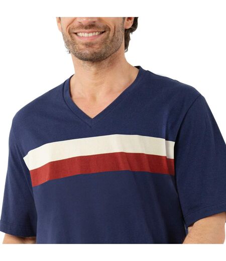 Pyjama court col V homme Mercerisé Eminence