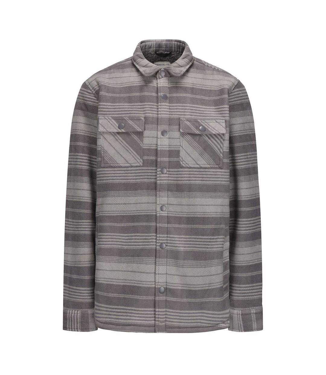 Veste-chemise Motif/style Motif Écossais Homme Bleu Marine SoulCal-1