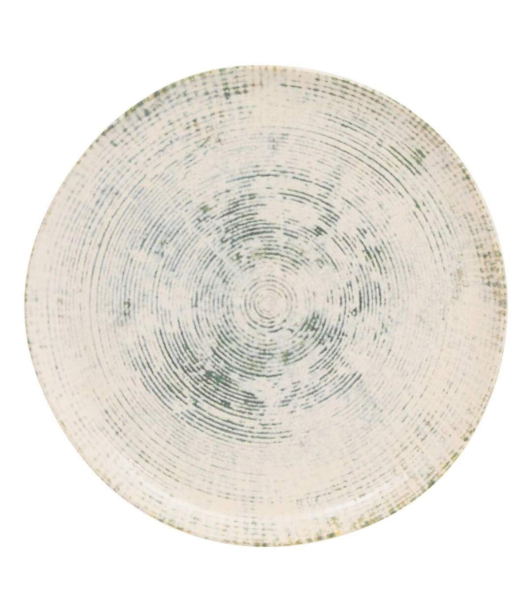 Lot de 6 Assiettes Plates Ariane 26cm Vert-1