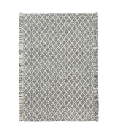 Tapis salon et chambre fait main en laine motif scandinave