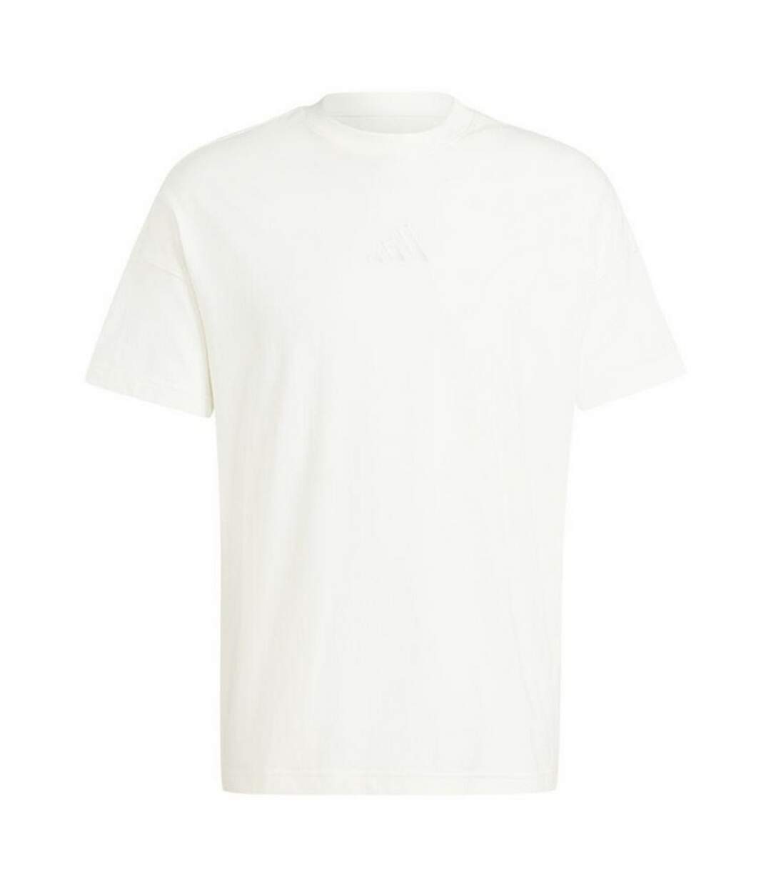 T-shirt Style Logo Brodé All Homme Blanc Adidas-2