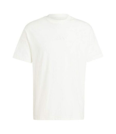 T-shirt Style Logo Brodé All Homme Blanc Adidas