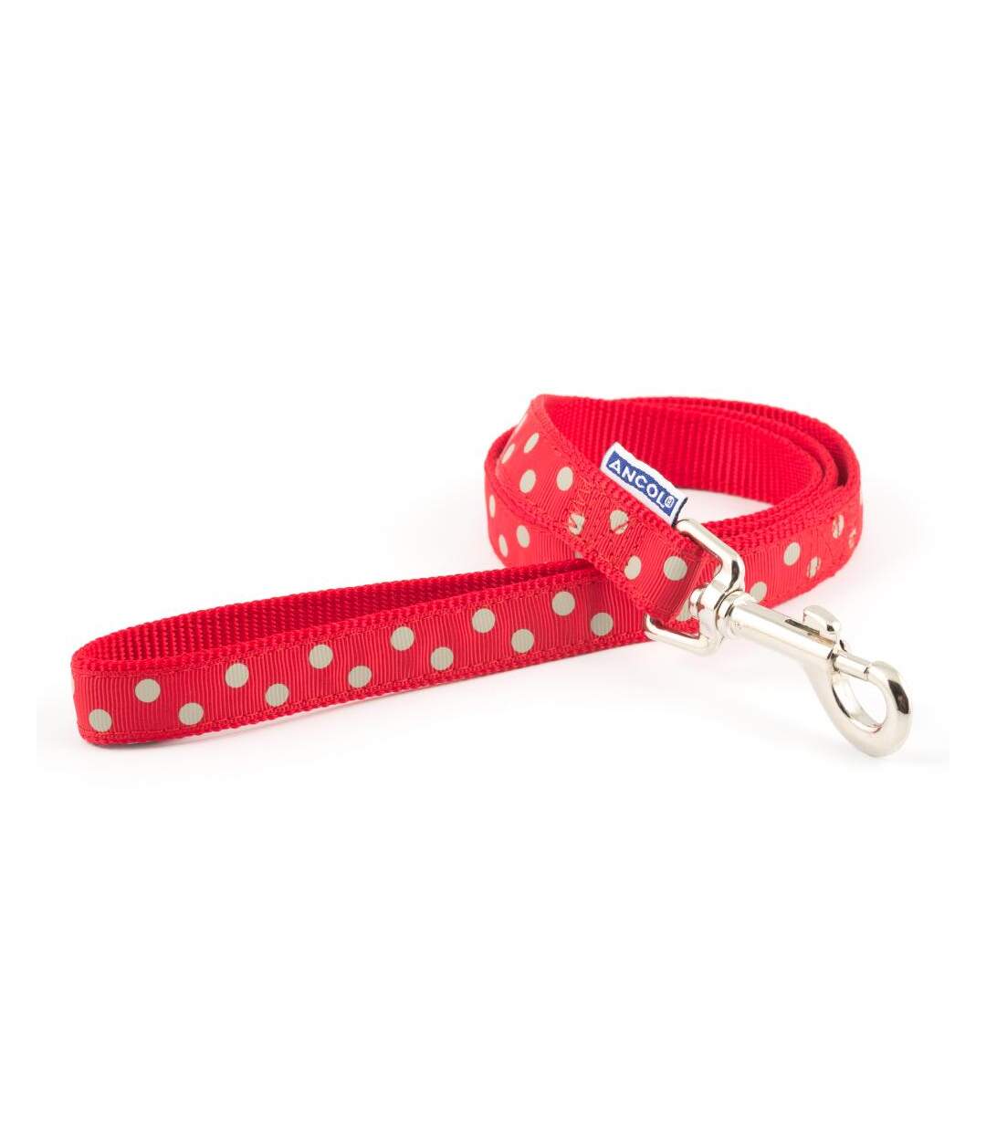 Ancol Vintage Polka Dot Lead (19mm x 1m) (Red/White) - UTBT1569-1