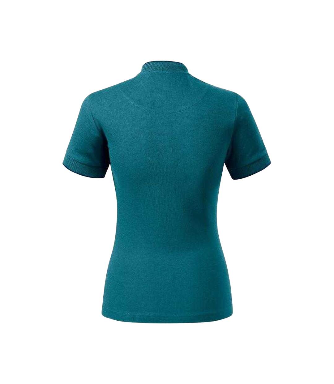 Polo Motif/style Losange Femme Bleu Malfini-2