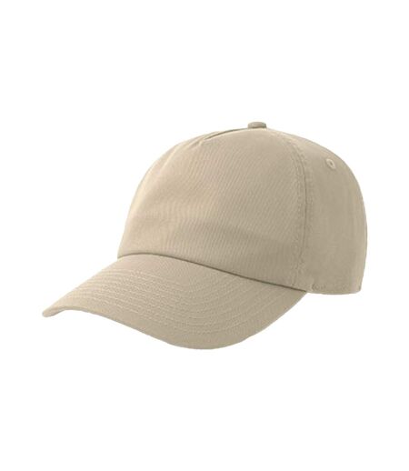 Casquette De Baseball Motif/style 5 Panneaux Dad Hat-s Adulte Beige Gris Atlantis Headwear