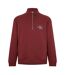 Mens Monogram Quarter Zip Sweatshirt Mocha Calvin Klein-1