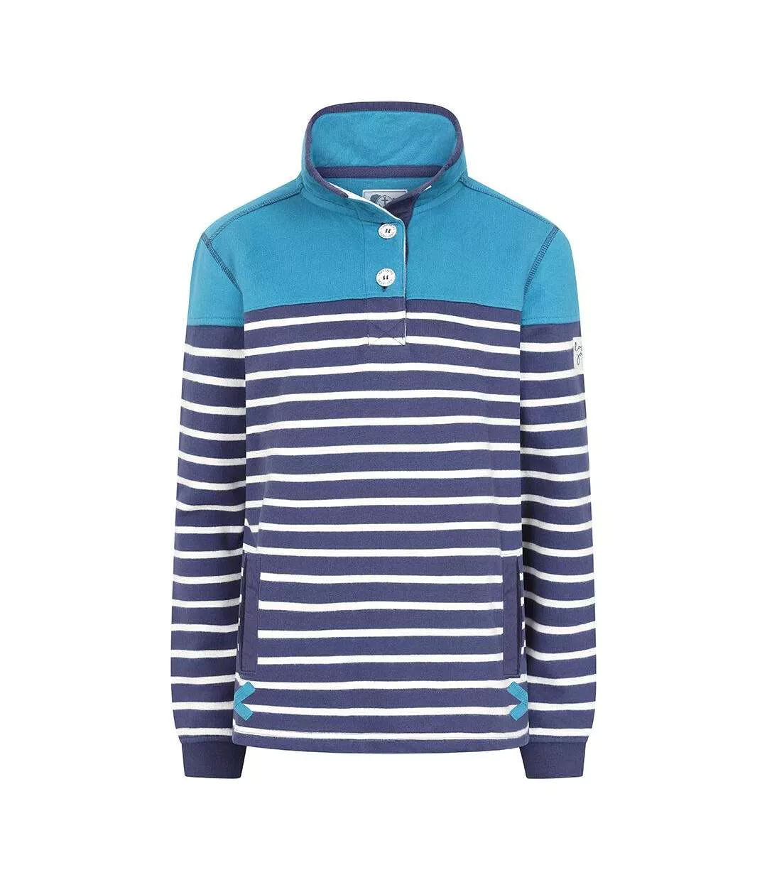 Sweat Femme Turquoise Vif Lazy Jacks-2